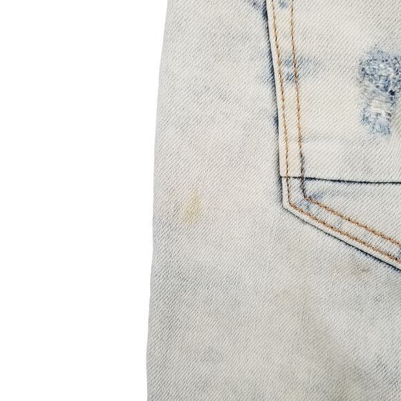 Lanca Perfume Jeans Womens Blue Gold Washed Denim Low Rise Stretch EU 36 US 6 - Picture 14 of 14